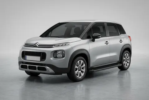 Бокові пороги Allmond Black (2 шт., Алюміній) для Citroen C-3 Aircross 2017-2024 рр — Citroen C-3 Aircross 2017-2024 гг. DianaParts