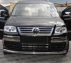 Передній захист ST008 (нерж) 51мм для Volkswagen Sharan 1995-2010 рр — Volkswagen Sharan 1995-2010 гг. DianaParts