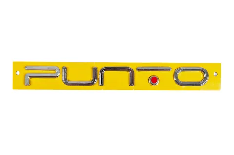Напис Punto для EVO (червона точка, 2037a) для Fiat Punto Grande/EVO 2006-2018 рр — Fiat Punto Grande/EVO 2006-2018 гг. DianaParts