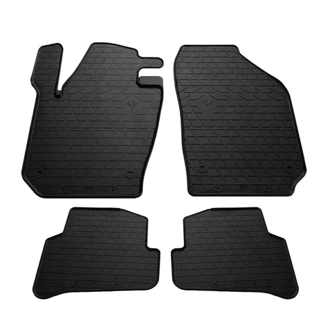 Гумові килимки (4 шт, Stingray Premium) для Skoda Fabia 2014-2021 рр — Skoda Fabia 2014-2021 гг. DianaParts