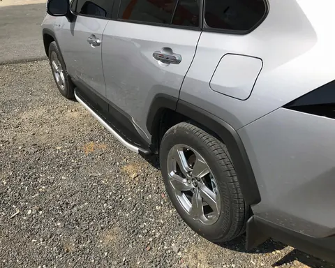 Бокові пороги Fullmond (2 шт., алюміній) для Toyota Rav 4 2019- рр — Toyota Rav 4 2019- гг. DianaParts