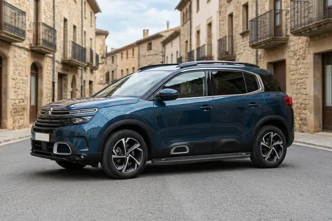 Бокові пороги Allmond Black (2 шт, алюміній) для Citroen C5 Aircross 2017-2025 рр — Citroen C5 Aircross 2017-2025 гг. DianaParts