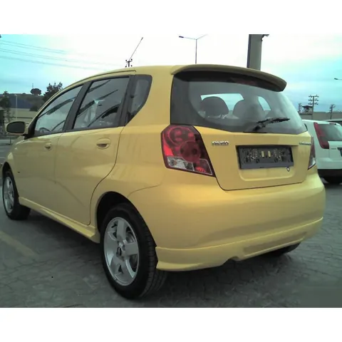 Накладка на задній бампер (під фарбування) для Chevrolet Aveo T200 2002-2008 рр — Chevrolet Aveo T200 2002-2008 гг. DianaParts