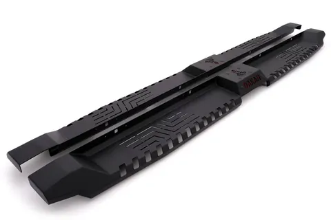 Бокові пороги Dakar V2 без LED (2 шт, метал) для Mitsubishi L200 2006-2015 рр — Mitsubishi L200 2006-2015 гг. DianaParts