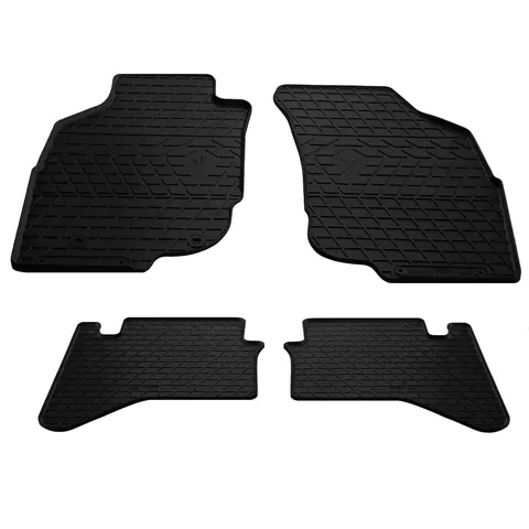 Гумові килимки (4 шт, Stingray Premium) для Toyota Hilux 2006-2015 рр — Toyota Hilux 2006-2015 гг. DianaParts