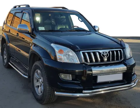 Передня дуга ST014 (нерж.) 60/42 мм для Toyota Land Cruiser Prado 120 2002-2009 рр — Toyota Land Cruiser Prado 120 2002-2009 гг. DianaParts