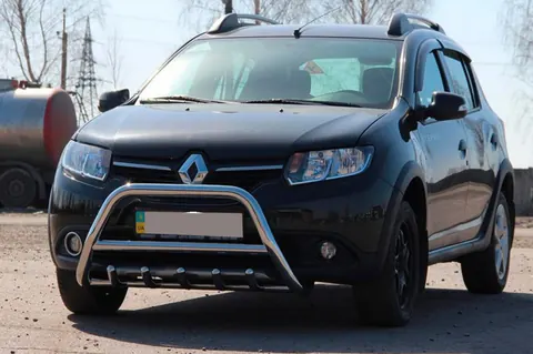 Передня дуга WT003 (нерж.) 51 мм для Renault Sandero 2013-2022 рр — Renault Sandero 2013-2022 гг. DianaParts