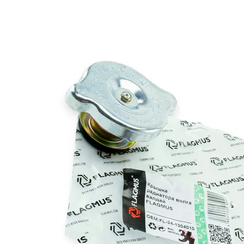 Кришка радіатора ГАЗ 2401, 2410, 31029 метал Flagmus — Автозапчастини DianaParts