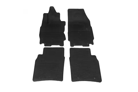 Гумові килимки (4 шт, Polytep) для Nissan Note 2004-2012 рр — Nissan Note 2004-2012 гг. DianaParts