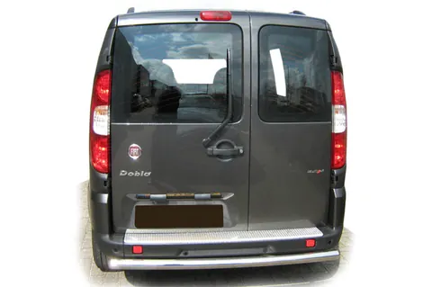 Задня дуга AK002 (нерж.) для Fiat Doblo I 2005-2010 рр — Fiat Doblo I 2005-2010 гг. DianaParts