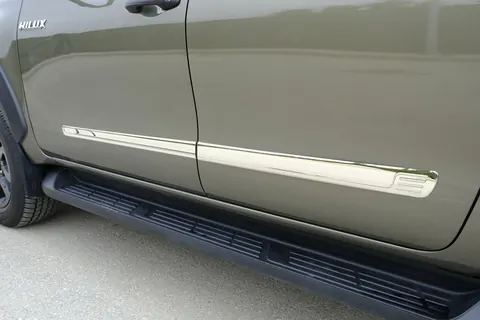 Накладки на молдинги OmsaLine (4 шт, нерж) для Toyota Hilux 2015- рр — Toyota Hilux 2015- гг. DianaParts