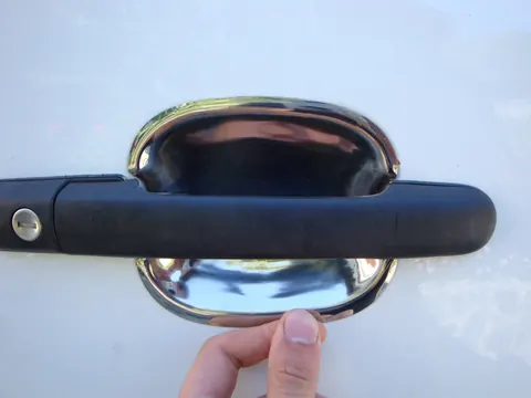 Накладки під ручки (4 шт, нерж) для Volkswagen LT 1995-2006 рр — Volkswagen LT 1995-2006 гг. DianaParts
