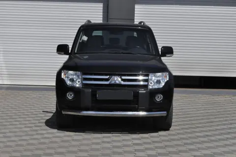 Передній захист ST008 (нерж.) для Mitsubishi Pajero Wagon IV 2006-2021 рр — Mitsubishi Pajero Wagon IV 2006-2021 гг. DianaParts