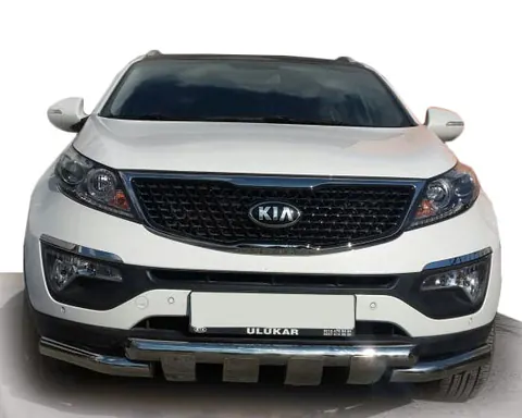 Передній захист ST009-15 (2013-2015, нерж.) для Kia Sorento II XM рр — Kia Sorento II XM 2009-2014 гг. DianaParts