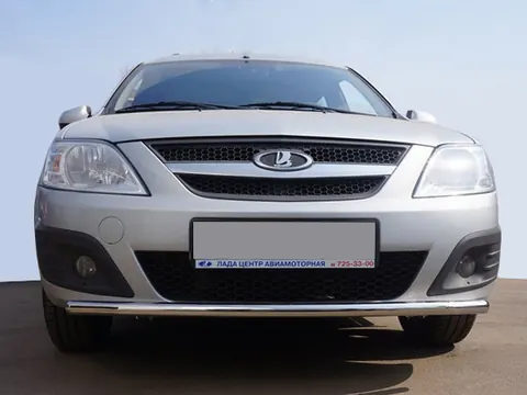 Передня нижня труба ST008 (нерж.) 60 мм для Lada Largus 2012- рр — Lada Largus 2012- гг. DianaParts