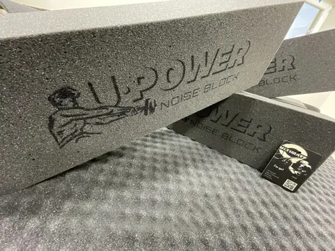 U-POWER NOISE BLOCK Акустична ЦЕГЛИНА блок з акустичного пінополіуретану 500 × 100 х 150 мм — Универсальные аксессуары DianaParts
