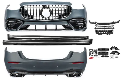 Комплект обвісів AMG S63 з боковими порогами для Mercedes S-сlass W223 2020- рр — Mercedes S-сlass W223 2020- гг. DianaParts