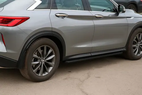 Бокові пороги (2 шт) для Infiniti QX50 2018- рр — Infiniti QX50 2018- гг. DianaParts