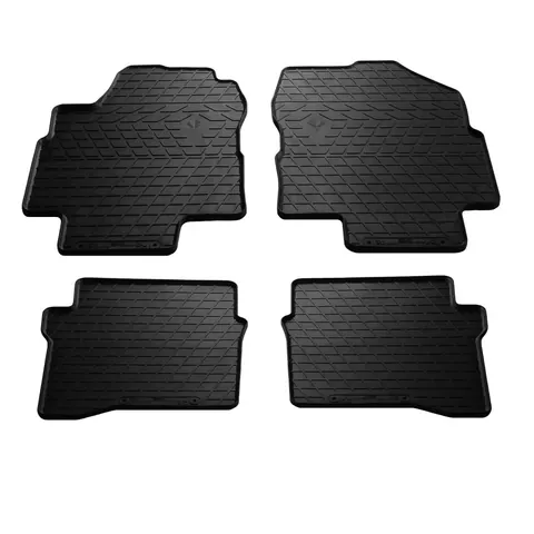 Гумові килимки (4 шт, Stingray Premium) для Nissan Primera P12 2002-2007 рр — Nissan Primera P12 2002–2007 гг. DianaParts