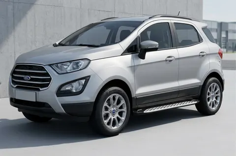 Бокові пороги Shining V1 (2 шт., Алюміній) для Ford Ecosport 2013-2022 рр — Ford Ecosport 2013-2022 гг. DianaParts