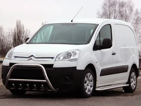 Кенгурятник WT003 (нерж.) 60 мм для Peugeot Partner Tepee 2008-2018 рр — Peugeot Partner Tepee 2008-2018 гг. DianaParts