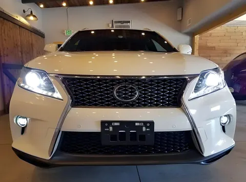 Передній бампер F-Sport (рестайлінг) 2009-2012, з фарами для Lexus RX рр — Lexus RX 2009-2015 гг. DianaParts