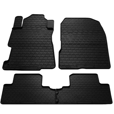 Гумові килимки (4 шт, Stingray Premium) для Honda Civic Sedan VII 2001-2006 рр — Honda Civic Sedan VII 2001-2006 гг. DianaParts