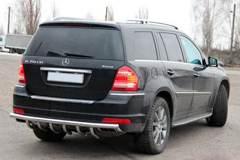 Задня дуга AK-style (нерж) для Mercedes GL сlass X164 2006-2012 рр — Mercedes GL сlass X164 2006-2012 гг. DianaParts