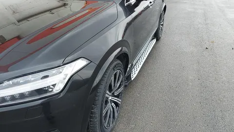 Бокові пороги Shining (2 шт., Алюміній) для Volvo XC90 2015- рр — Volvo XC90 2015- гг. DianaParts
