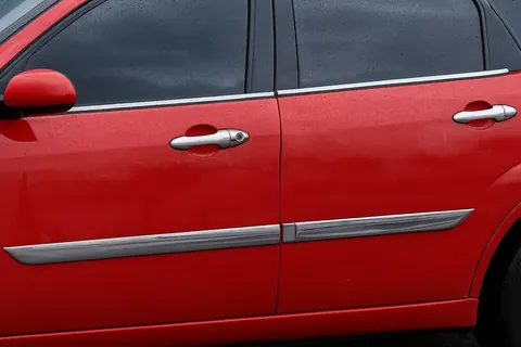 Накладки на ручки (4 шт., нерж.) OmsaLine - Італійська нержавійка для Ford Focus I 1998-2005 рр — Ford Focus I 1998-2005 гг. DianaParts