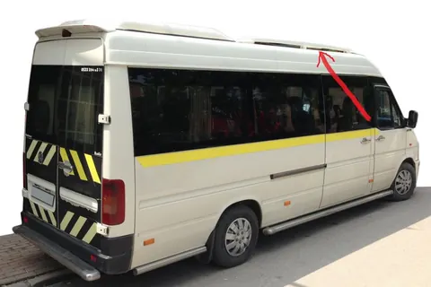 Рейлінги (2 шт, під фарбування) для Volkswagen LT 1995-2006 рр — Volkswagen LT 1995-2006 гг. DianaParts