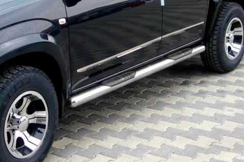 Бічні труби для стандартної бази (2 шт, нерж) для Toyota Rav 4 2006-2013 рр — Toyota Rav 4 2006-2013 гг. DianaParts