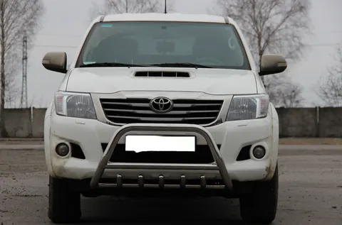 Кенгурятник WT003 (нерж) для Toyota Hilux 2006-2015 рр — Toyota Hilux 2006-2015 гг. DianaParts