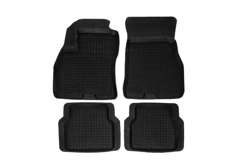 Гумові килимки з бортом (4 шт, Polytep) для Opel Combo 2012-2018 рр — Opel Combo 2012-2018 гг. DianaParts