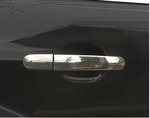 Накладки на ручки (4 шт., нерж.) OmsaLine - Італійська нержавійка для Ford Focus II 2008-2011 рр — Ford Focus II 2008-2011 гг. DianaParts