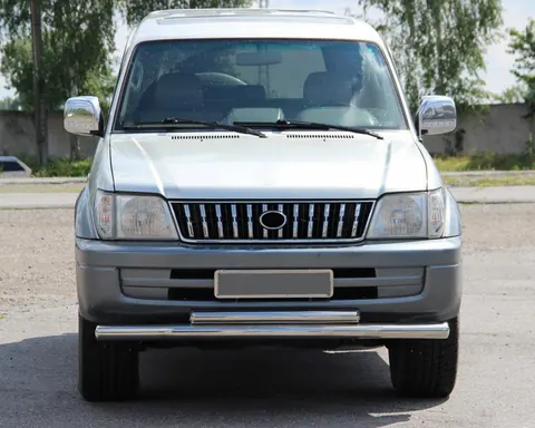 Передня дуга ST014 (нерж.) для Toyota Land Cruiser 90 Prado 1996-2002 рр — Toyota Land Cruiser 90 Prado 1996-2002 гг. DianaParts