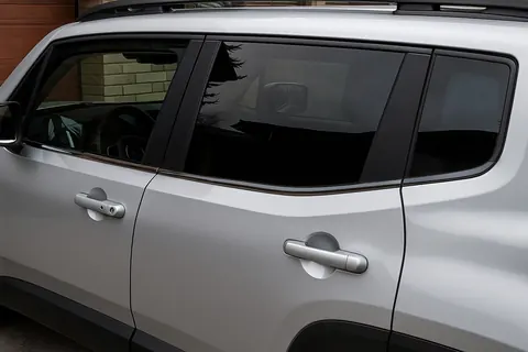 Окантовка вікон Чорний Хром (6 шт, нерж.) для Jeep Renegade 2014- рр — Jeep Renegade 2014- гг. DianaParts