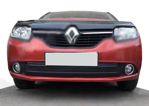 Зимова нижня накладка на решітку (2013-2015) Матова для Renault Logan II рр — Renault Logan II 2013-2022 гг. DianaParts