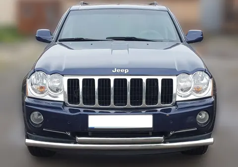 Передній захист ST014 (нерж.) d60/60 для Jeep Grand Cherokee WK 2004-2010 рр — Jeep Grand Cherokee WK 2004-2010 гг. DianaParts