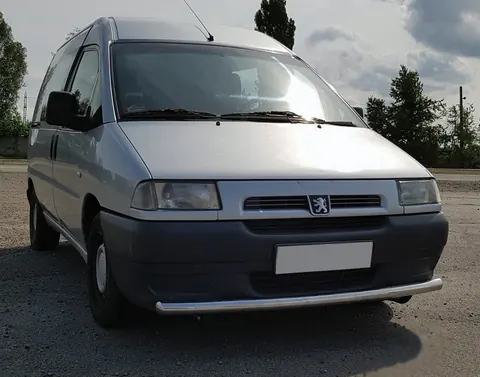 Передній захист ST008 (нерж) 60 мм для Citroen Jumpy 1996-2007 рр — Citroen Jumpy 1996-2007 гг. DianaParts