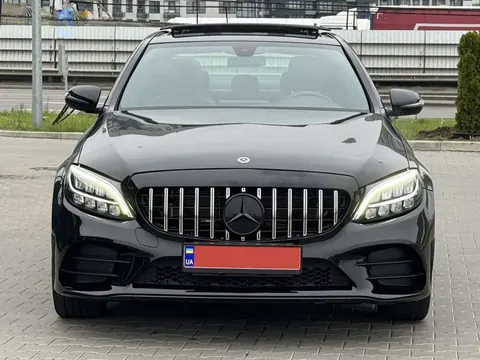 Передня оптика (2 шт, без блоків, рестайлінг) для Mercedes C-сlass W205 2014-2021 рр — Mercedes C-сlass W205 2014-2021 гг. DianaParts