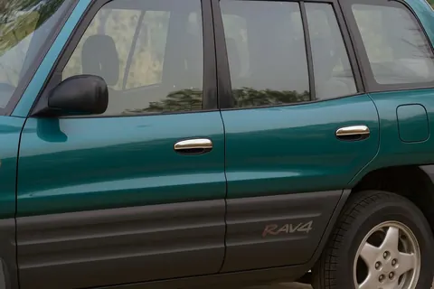 Накладки на ручки (4 шт, пласт) для Toyota Rav 4 1996-2001 рр — Toyota Rav 4 1996-2001 гг. DianaParts