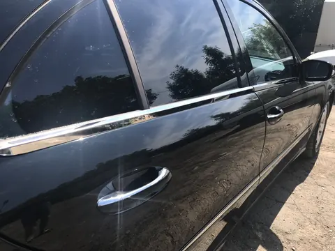 Зовнішня окантовка стекол (нерж) SW, Carmos - Турецька сталь (6 шт) для Mercedes E-сlass W211 2002-2009 рр — Mercedes E-сlass W211 2002-2009 гг. DianaParts