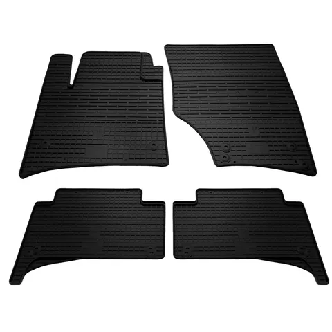 Гумові килимки (4 шт, Stingray Premium) для Volkswagen Touareg 2002-2010 рр — Volkswagen Touareg 2002–2010 гг. DianaParts