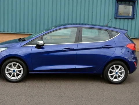 Нижня окантовка вікон (8 шт, нерж) для Ford Fiesta 2017- рр — Ford Fiesta 2017- гг. DianaParts