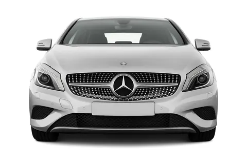 Передня решітка Diamond Silver (2012-2015) для Mercedes A-class W176 рр — Mercedes A-class W176 2012-2018 гг. DianaParts