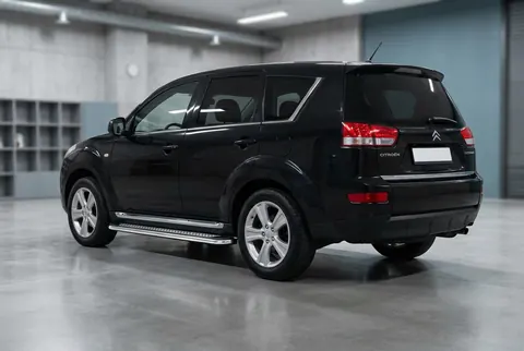 Бокові пороги Maydos V2 (2 шт., алюміній -2026 нерж) для Citroen C-Crosser 2007-2013 рр — Citroen C-Crosser 2007-2013 гг. DianaParts