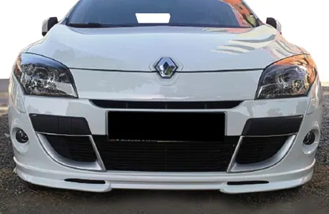 Передня накладка (під фарбування) для Renault Megane III 2009-2016 рр — Renault Megane III 2009-2016 гг. DianaParts