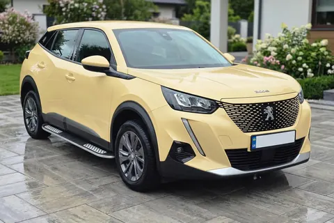 Бокові пороги Tayga V2 (2 шт., Алюміній) для Peugeot 2008 2019- рр — Peugeot 2008 2019- гг. DianaParts