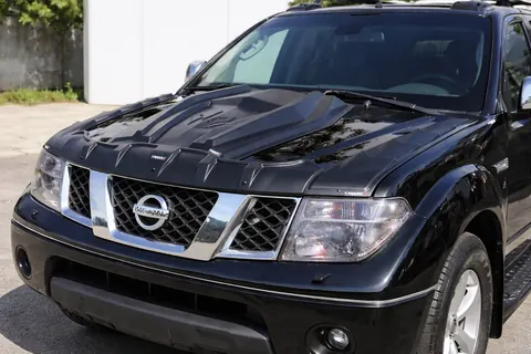 Комплект накладок на капот DRAGON (3 шт) для Nissan Navara 2006-2015 рр — Nissan Navara 2006-2015 гг. DianaParts